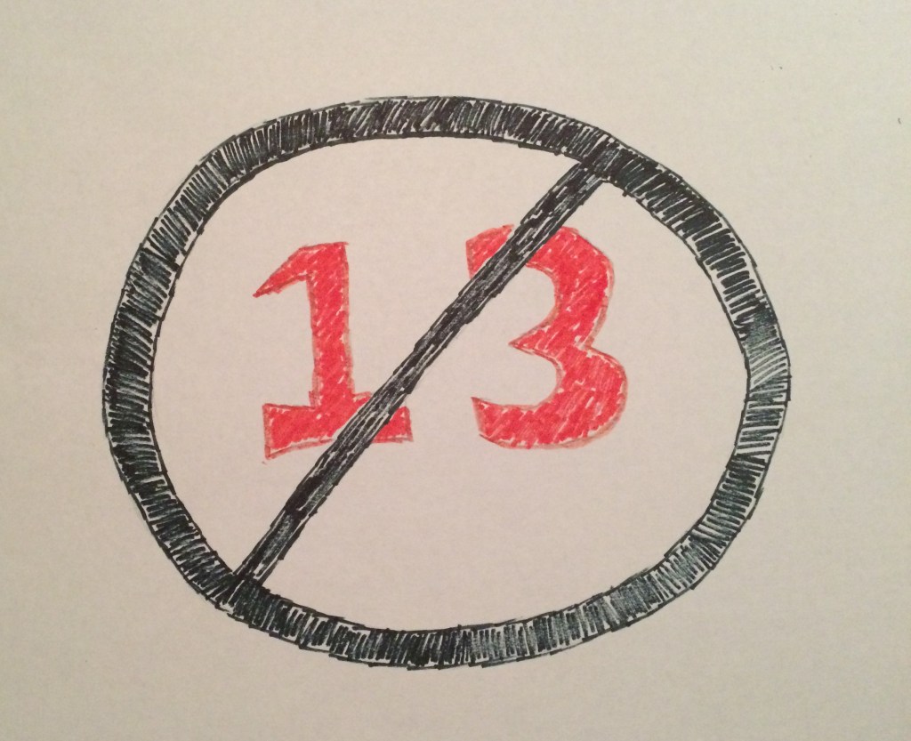 triskaidekaphobia (tri skī&nbsp;dekəˈfōbēə)